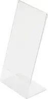 Deflecto Classic Image Tischaufsteller L-Form für DIN lang, transparent - Bild 1