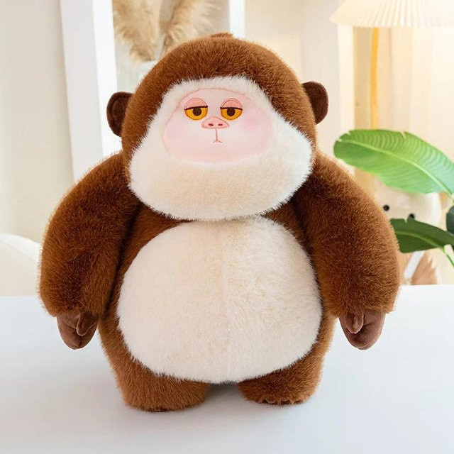 Kidsly Orang-Utan King Kong Kuscheltier, Plüschtier, braun-rosa, ab 14 Jahren - Bild 1