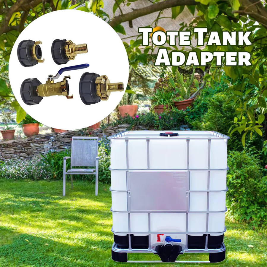 Geka IBC T-Barrel Stecker S60 x 6 mit Hose Tail für Garten und Wasseranschluss - Bild 2