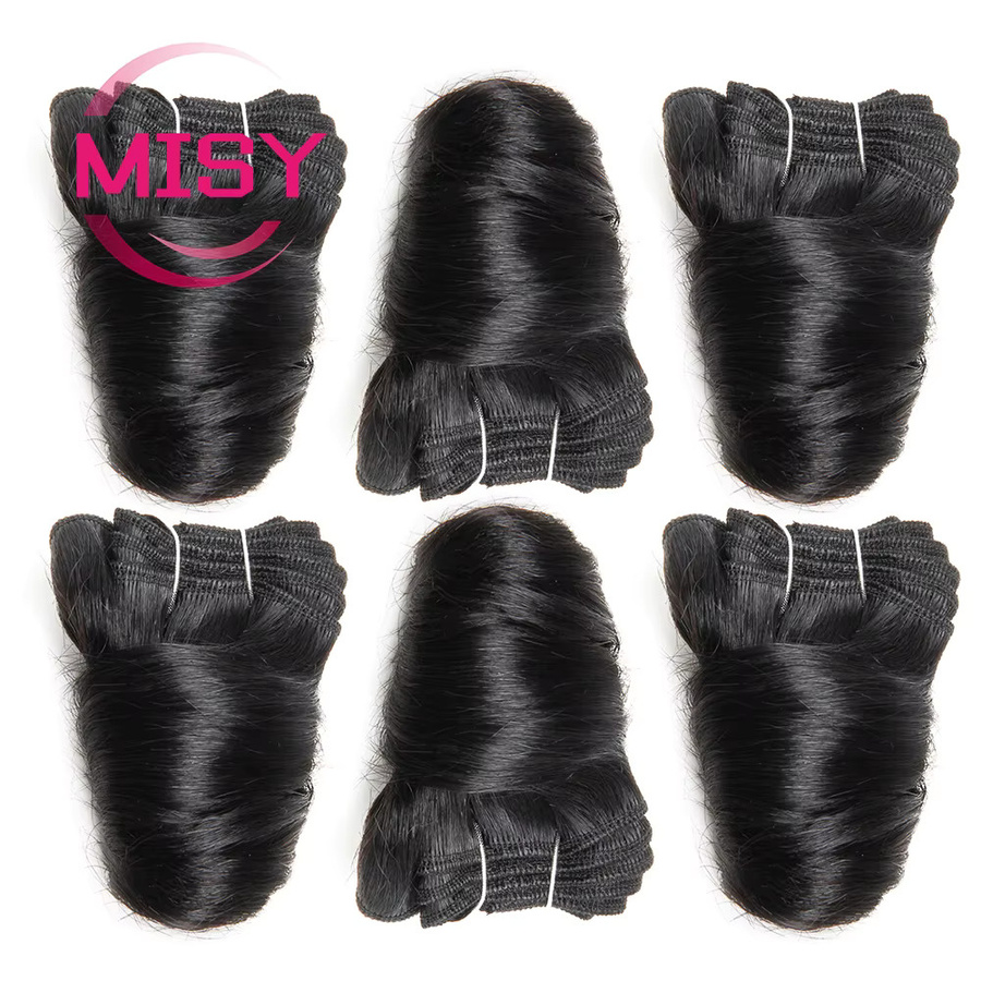 MISY Haar Extensions, Brasilianisches Lockiges Haar, 8 Zoll, 6 Teile - Bild 2