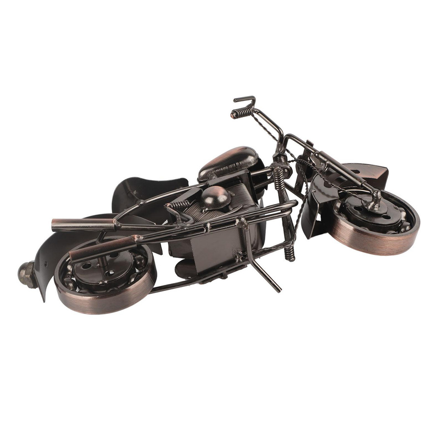 Shoemst Retro Metall Motorrad Ornament aus Eisen für Wohnzimmer und Schlafzimmer - Bild 2