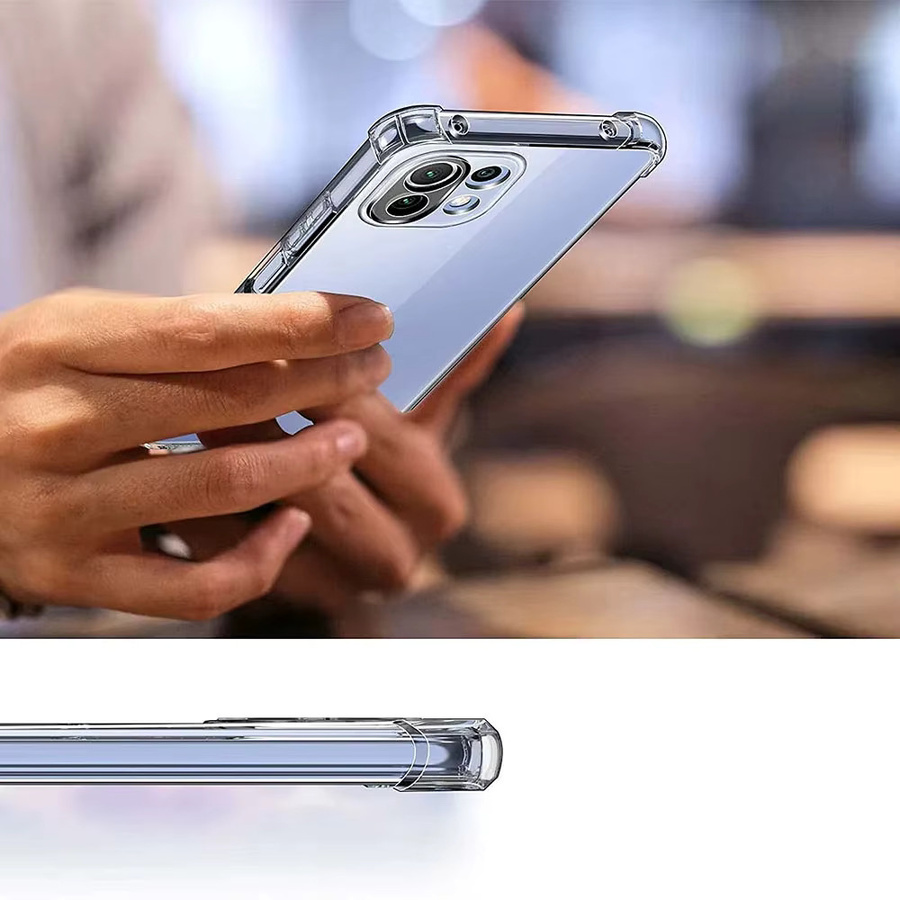 Transparente Air-Bag Schutzhülle für Xiaomi 14T 13T Pro 12T 12 11T und POCO X6 Pro mit 1,5 mm Dicke - Bild 3
