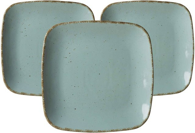 Ritzenhoff & Breker Speiseteller Casa in Türkis, 3er Set, Durchmesser: 27 cm - Bild 1
