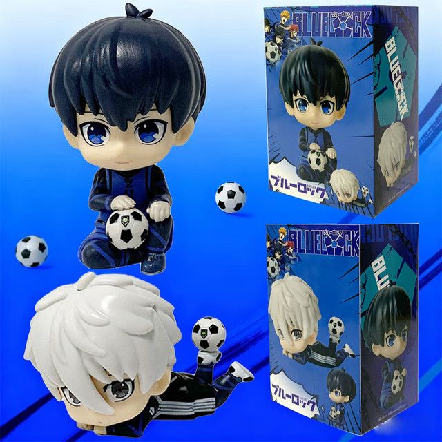 B-E-CK Anime-Figur Look Up Isagi Yoichi, Nagi Seishiro, Bachira Meguru Modellpuppe, Höhe: 9,5 cm - Bild 1