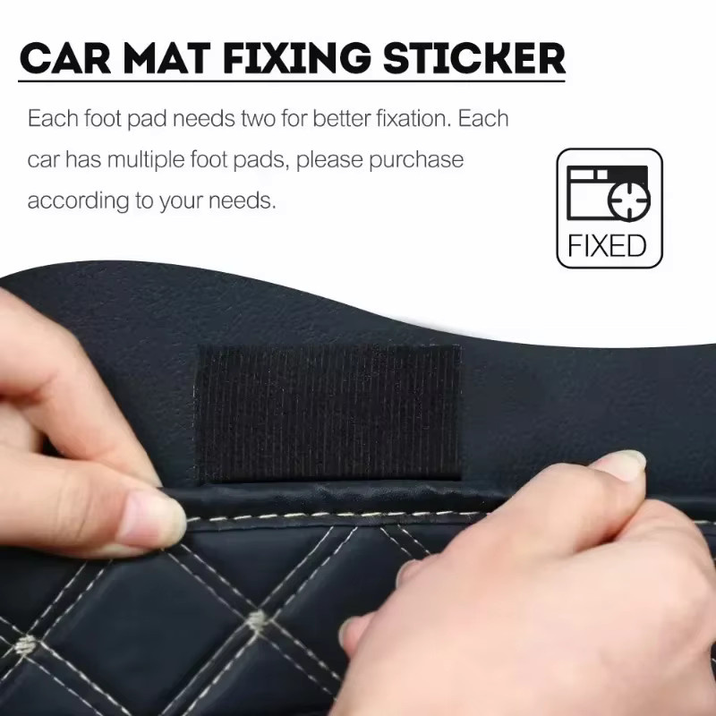 Selbstklebendes doppelseitiges Klebeband in Schwarz für Auto-Teppich-Pads und Armaturenbretter - Bild 3