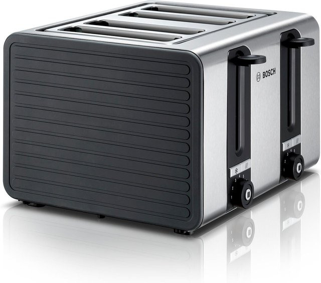 Bosch Toaster TAT7S45 mit 4 Schlitzen in Grau und Schwarz - Bild 1