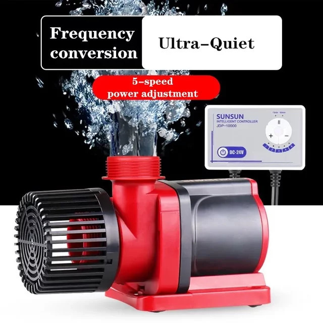 SUNSUN JDP Ultra-Leise Tauchpumpe mit variabler Frequenz DC 24 V und Controller für Fischteiche - Bild 1