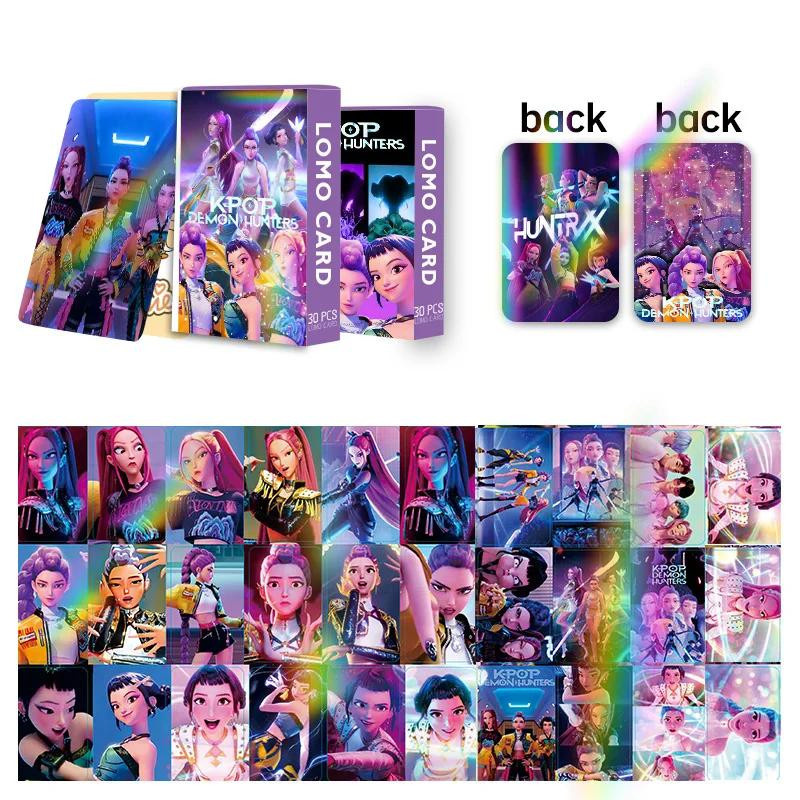 Fashnics Kpop Dämonenjäger Laserkarte Anime Sammelkarten 92/30-teiliges Set - Bild 6