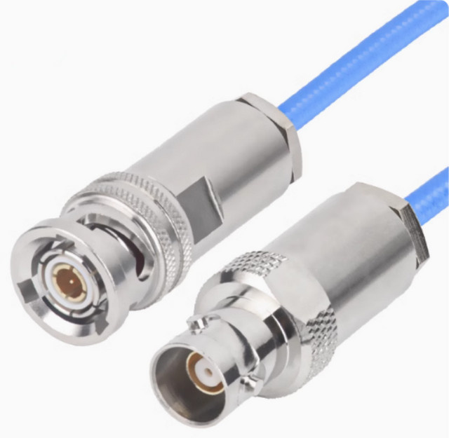 Triax BNC Koaxial-Adapterkabel TRX316 Jumper für 1553B in Blau - Bild 1
