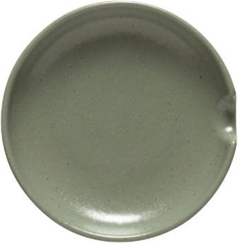 Costa Nova Löffelablage Pacifica aus Keramik, grün, 16er Pack, Durchmesser: 12 cm, Höhe: 1,9 cm - Bild 1