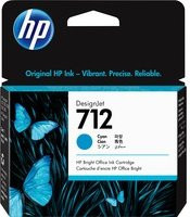 Original HP Tintenpatrone 712 Cyan 3ED67A - Bild 1