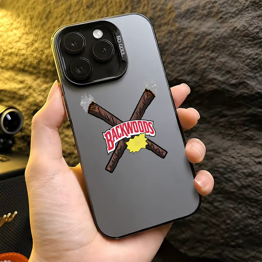 Backwoods Logo Handyhülle Aurora TPU für iPhone 11 bis 17 Pro Max in Multicolour, Schwarz und Transparent, stoßfeste und schlanke Schutzhülle - Bild 2