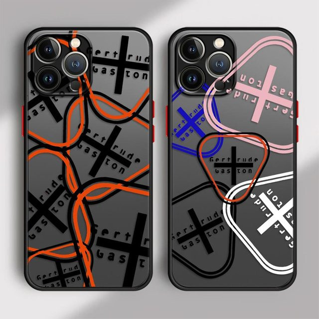 Mode Hot Line Gertrudes stoßfeste matte Handyhülle für iPhone 17, 16, 15, 14, 13, 12, 11, X, XS, XR, 7 Plus, Mini, Air, 16E in Multicolour - Bild 1