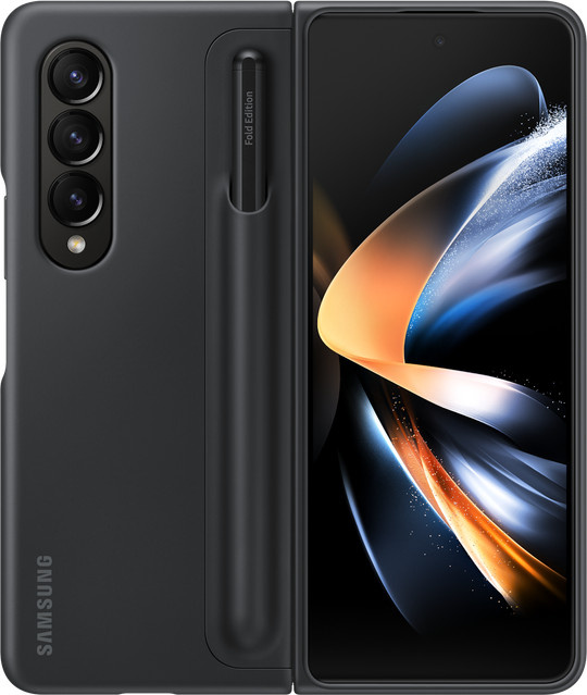 Samsung Standing Cover mit Pen EF-OF93P für Galaxy Z Fold4 in Schwarz - Bild 1
