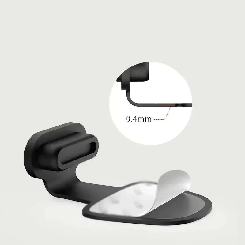 Silikon USB-C Staubschutzkappen in Weiß für Samsung, iPhone 15 und Xiaomi als Ladeanschlussabdeckung - Bild 5