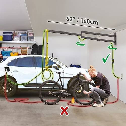 Barkan EV160WM Wandhalterung Ausleger in Schwarz - Bild 1