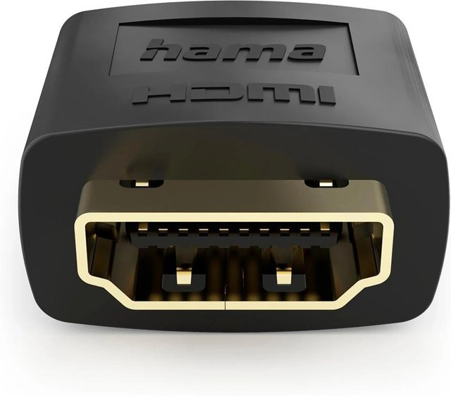 Hama HDMI-Adapter Kupplung 8K in Schwarz - Bild 1