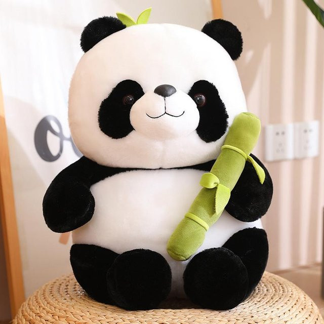 Joyful toys Panda Puppe Plüschtier, 25 cm - Bild 1