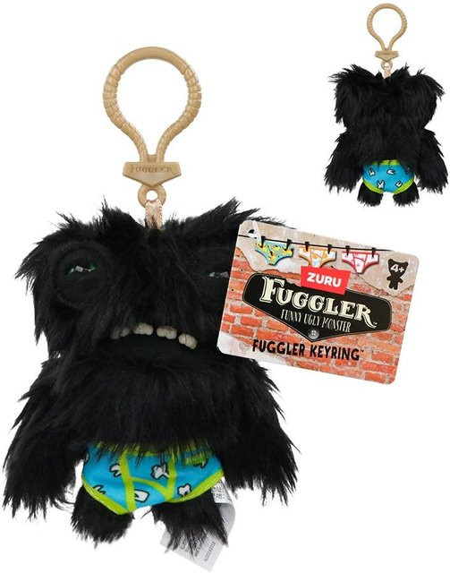 Fuggler Schlüsselanhänger, Monster, Schwarz, Unisex, 11cm - Bild 1