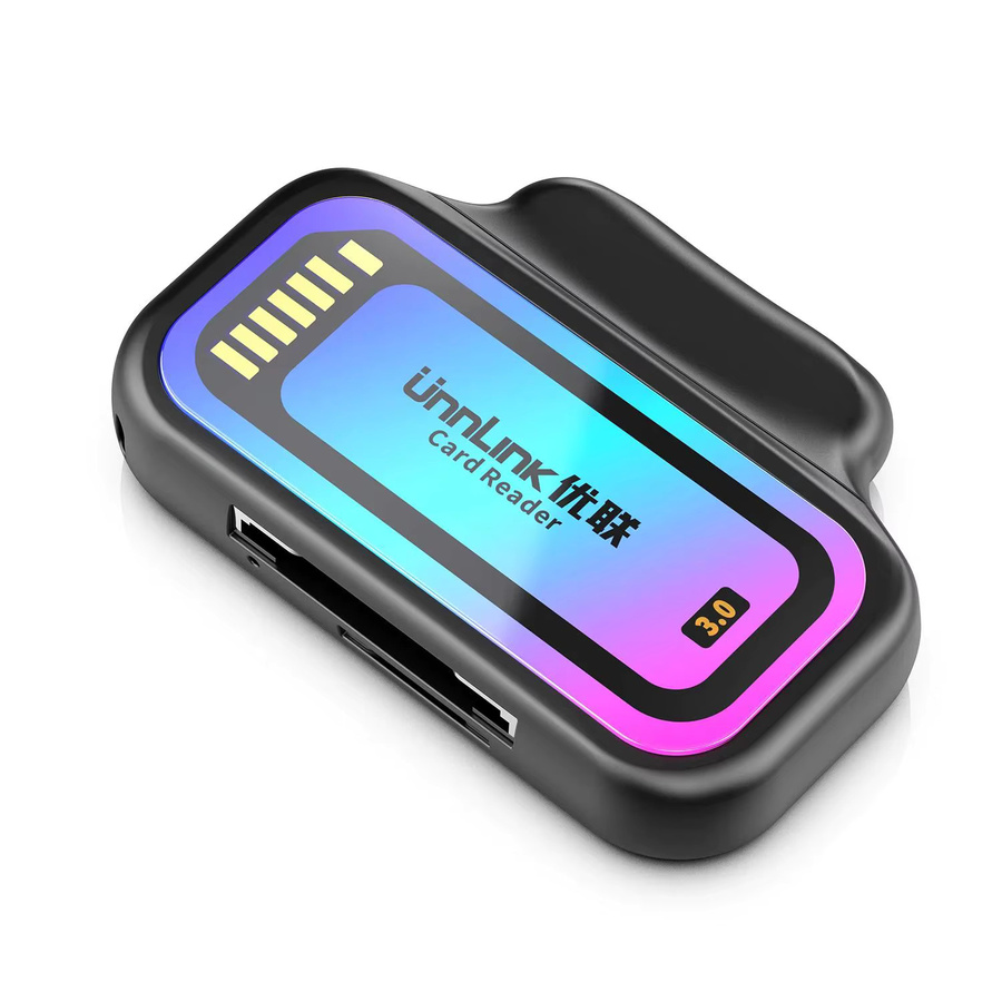 Unnlink USB-C SD und MicroSD Kartenleser TF 3.0 Speicherkarten-Adapter in Schwarz für Handy, Tablet und PC - Bild 6