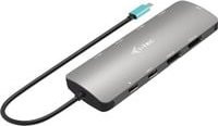 i-tec USB-C Metal Nano Docking Station mit 2x HDMI und 100W Power Delivery in Grau - Bild 1