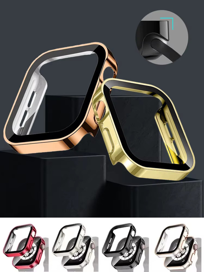 Apple Displayschutzfolie Glas, Apple Watch 10–11, gerade Kante - Bild 3