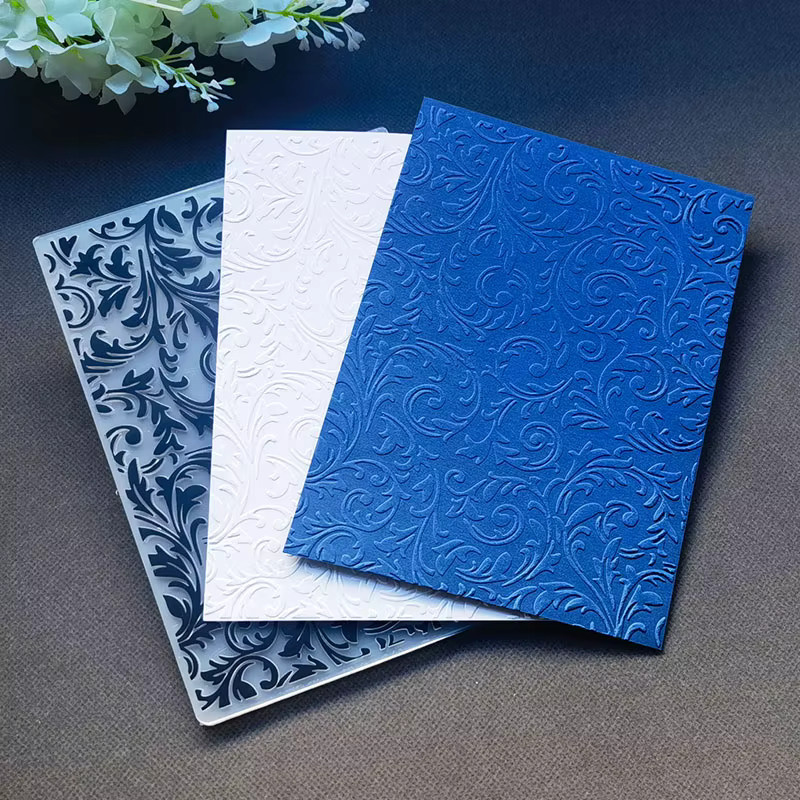 Geprägter Ordner mit elegantem Muster-Rückwand-Design als Bastelmaterial für dein DIY-Sammelalbum - Bild 4