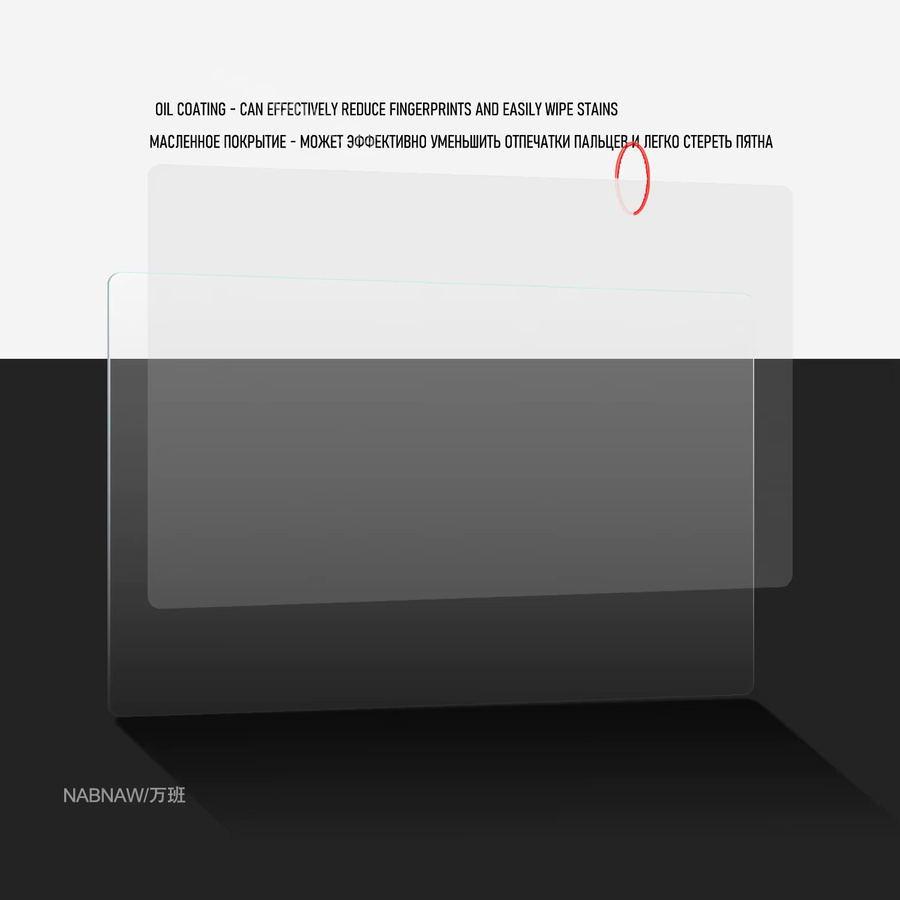 2er-Pack Alldocube iPlay 70 Displayschutzfolie aus gehärtetem Glas, 9H Anti-Kratz-Abdeckung, transparent - Bild 4