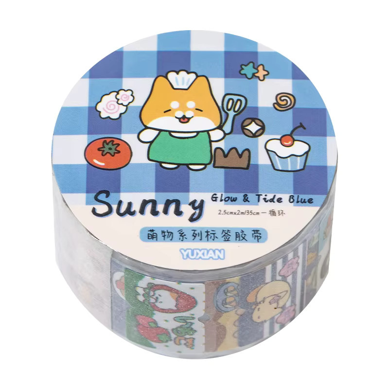 Showa Washi Tape Multicolour DIY Journal Masking Tape für Scrapbooking und Schreibwaren - Bild 5