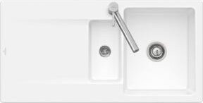 Villeroy & Boch Siluet 60 R Flat bündiges Spülbecken aus Keramik in Crema/Beige - Bild 1