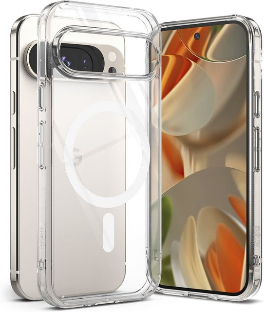 Ringke Fusion Magnetic MagSafe Schutzhülle für Google Pixel 9 und Google Pixel 9 Pro in Transparent - Bild 1