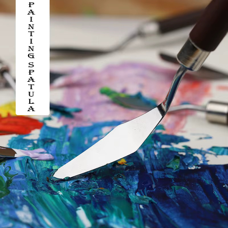 KEANG Künstlerpalette-Messer aus Edelstahl für Ölgemälde und Kunstwerke - Bild 4