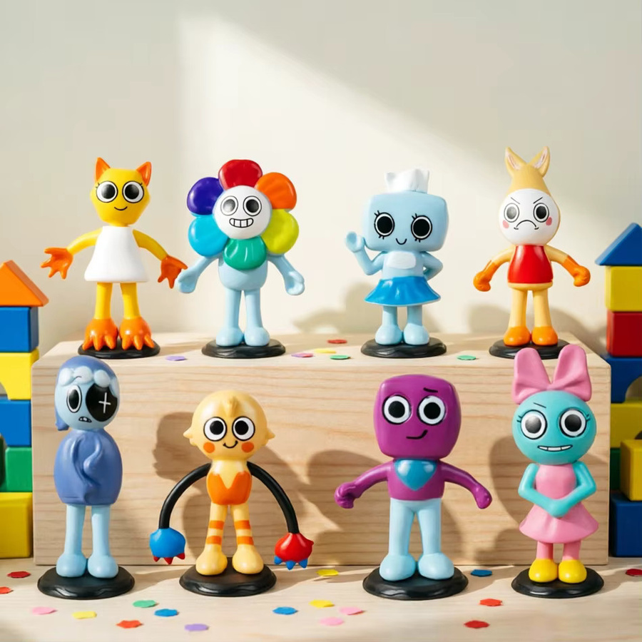 Bandai Dandy's World Actionfiguren, 8-teiliges Set, PVC-Modell - Bild 2