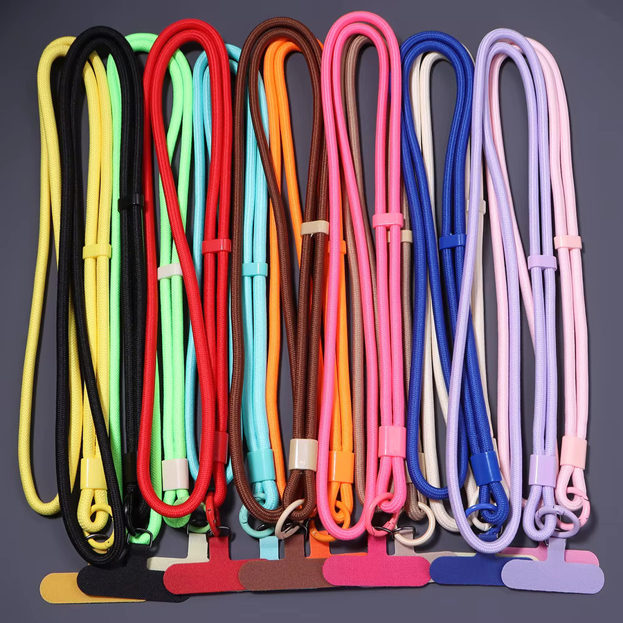 Universelles Handy-Lanyard in Bunt und Braun als verstellbare Anti-Verlust-Langkordel für dein Smartphone - Bild 4