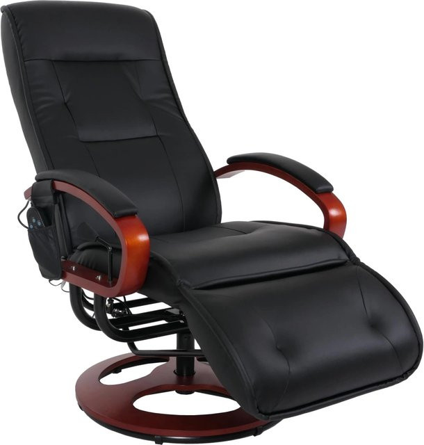 MCW Relaxsessel Arles II mit Massage aus Kunstleder in Schwarz - Bild 2