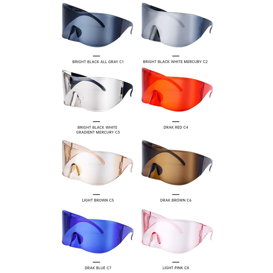 TOYEARN Sonnenbrille randlos, Unisex, Kunststoff - Bild 4