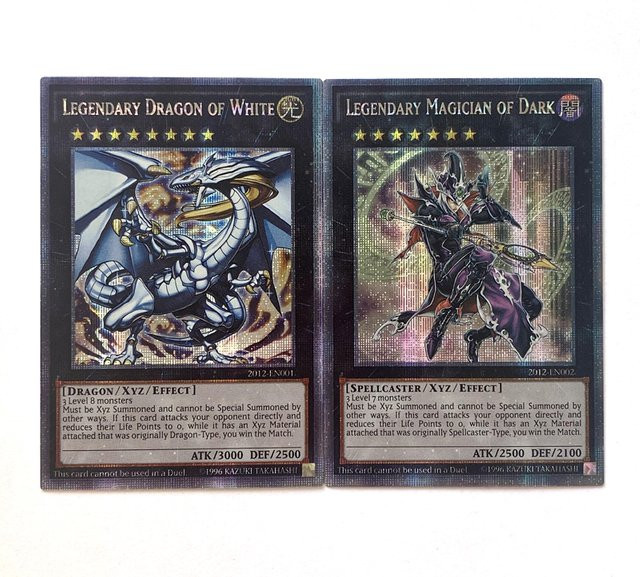 Yu-Gi-Oh! Legendärer Drache des weißen Zaubers des dunklen Sternenlichts, DIY-Ersatzkarten, Zubehör - Bild 1