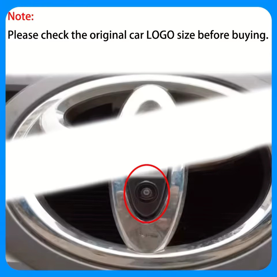QueenDer Rückfahrkamera für Toyota Modelle in Schwarz mit CCD-Sensor - Bild 4