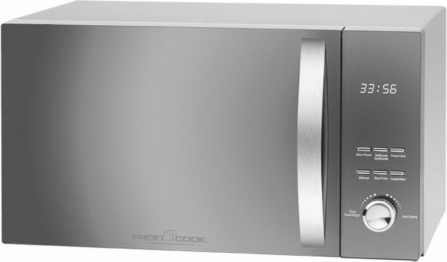 ProfiCook Stand-Kombi-Mikrowelle PC-MWG 1176 H in Silber - Bild 1