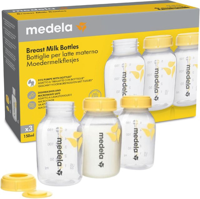 Medela Aufbewahrungsflasche transparent und mehrfarbig mit 150 ml - Bild 1