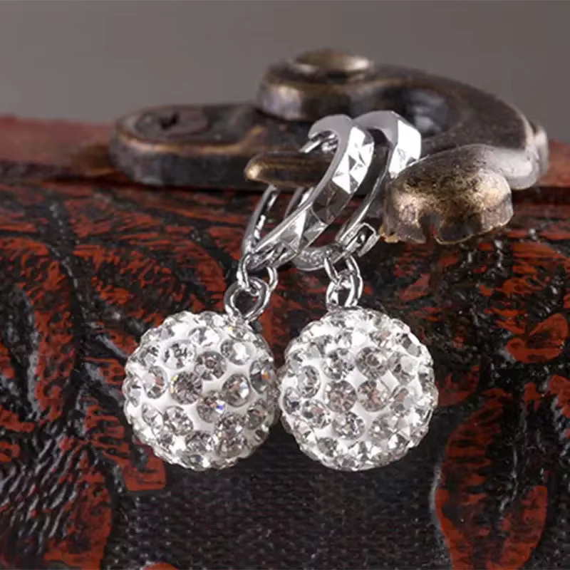 Hot Charms Ohrstecker 925 Silber, Kristall, Damen - Bild 2