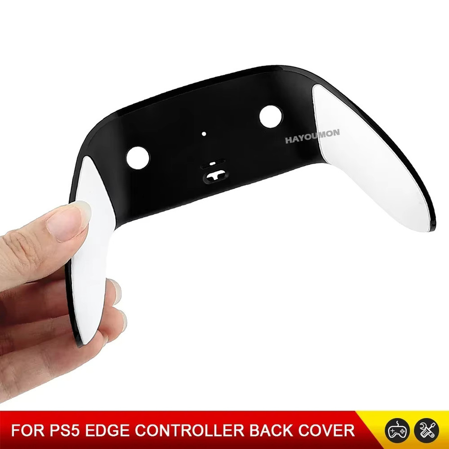 Ispoofer DSE Controller Rückabdeckung für PS5 und PS5 Edge Controller in Schwarz und Weiß als Anti-Schweiß und Anti-Rutsch Reparaturzubehör - Bild 3