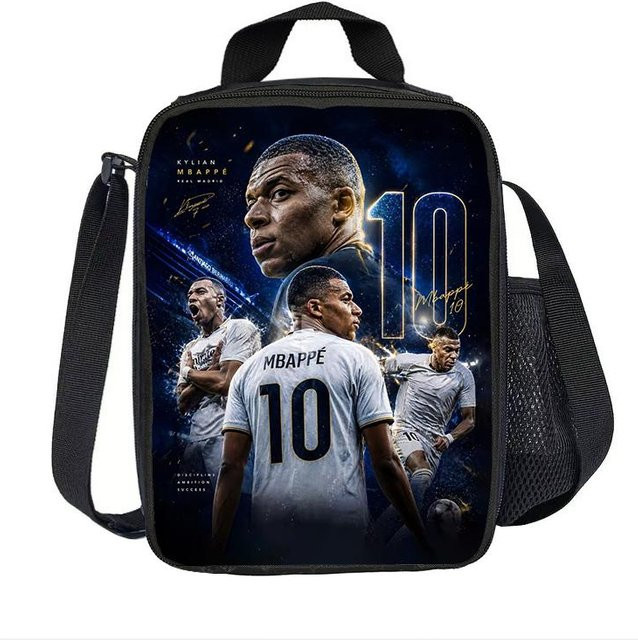 Isolierte Lunchtasche Fancy Style Studio Fußballstar in Blau, auslaufsichere Thermotasche für deine Mahlzeiten - Bild 1