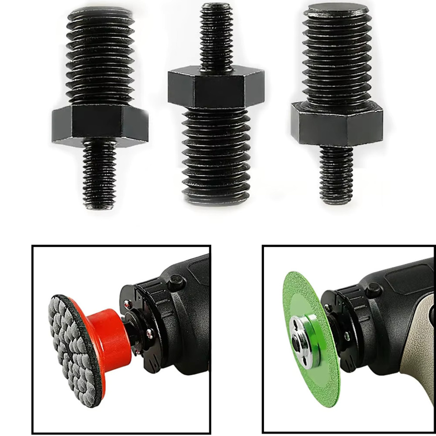 DAZZLEEX Schleifen Adapter Stange für Mini Winkelgrinder, 5mm bis 10mm mit Druckplatte - Bild 2