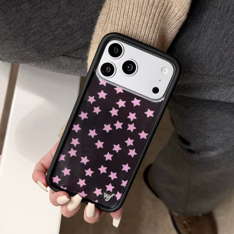 Potdemiel Glänzende Sternen-Handyhülle Wildflower x Super Cute Stars für iPhone 17 16 15 14 13 12 Pro Max Plus in Multicolour - Bild 4