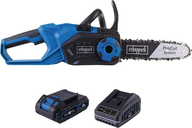 Scheppach Akku-Kettensäge C-CS254-X SET S aus der IXES 20-Volt-Serie - Bild 1
