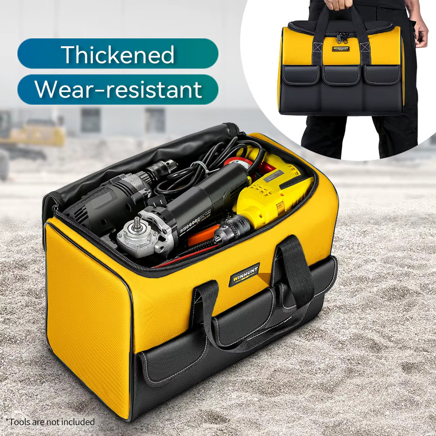 WINHUNT Werkzeugtasche 17 Zoll mit 6 Außentaschen für Handwerker und Elektriker - Bild 5