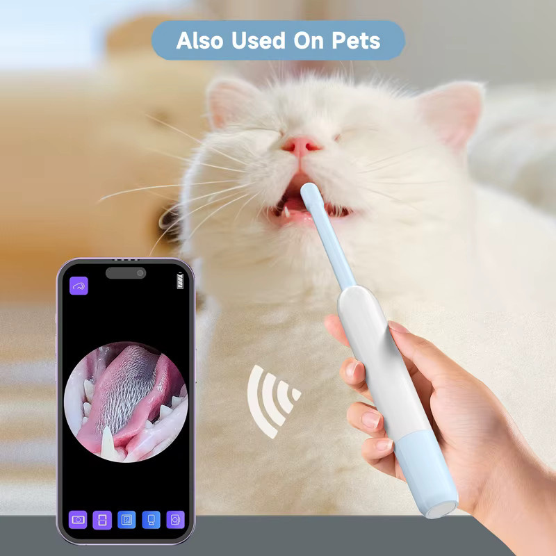 BUMBORN Kabellose visuelle Endoskopkamera mit 1920P HD Auflösung, WLAN-Endoskop für iOS, Android und Type-C Geräte, Weiß - Bild 5