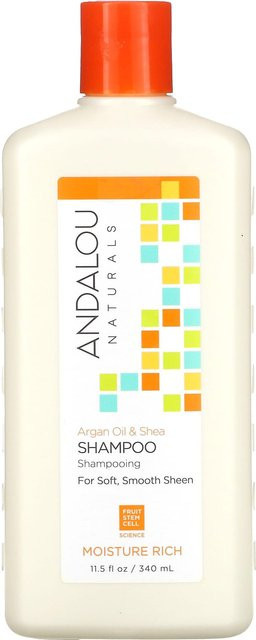 Andalou Naturals Shampoo mit Arganöl und Sheabutter, 340 ml - Bild 1