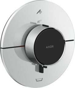 Hansgrohe Axor ShowerSelect ID UP Thermostat für 2 Verbraucher, rund, Mattweiß - Bild 1